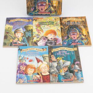 Scholastic Dragon Slayers' Academy Book Set #1-5 by Kate McMullan Paperback